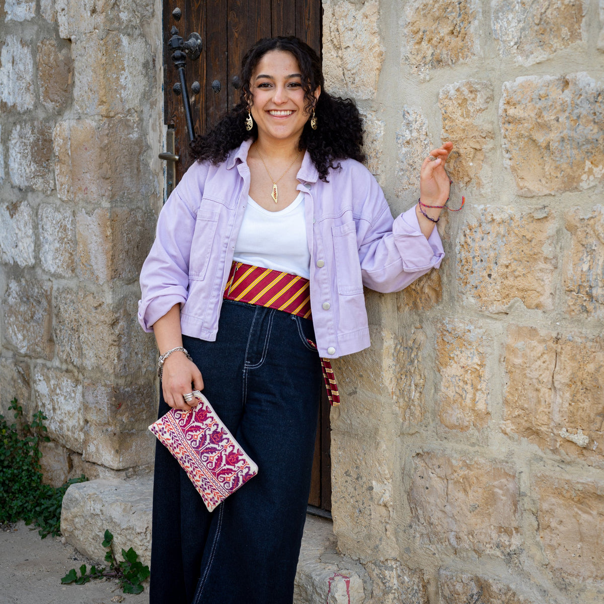 Traditional Syrian Saya Belt | Wrap Around Belt for Palestinian Dress